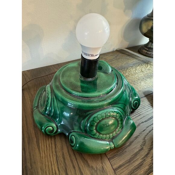 Stunning vintage ceramic table top Christmas tree rare bird bulbs must see - Picture 5 of 10